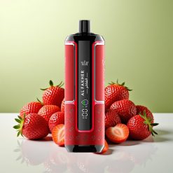 Al Fakher Crown Bar 15K Hypermax Disposable Vape Kit فراولة بنش سعة 22مل
