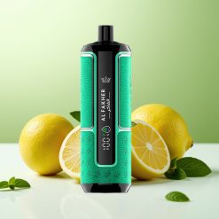 Al Fakher Crown Bar 15K Hypermax Disposable Vape Kit ليمون نعناع سعة 22 مل