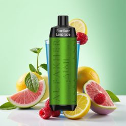 Al Fakher Crown Bar 8000 Crystal Disposable Vape توت أزرق ليمونادة 18مل