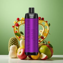 Al Fakher Crown Bar 8000 Crystal Disposable Vape سحر الحب - 18مل سعة سائل، 8000 نفخة