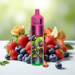 Fumot RandM Tornado 30000 نفحة بنكهة الفراولة والعنب البري سعة 30 مل