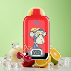 Fumot Tornado Digital Box 12000 نفخة آيس بوب مع شاحن نوع-سي وبطارية ٥٥٠ مللي أمبير