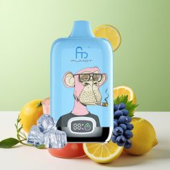 Fumot Tornado Digital Box 12000 نفخة بنكهة الليمون الوردي