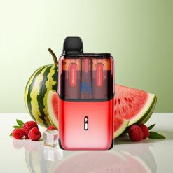 Fumot Ultra T32000 المبخرة اليدوية بنكهة البطيخ المثلج - توت العليق بالبطيخ، شحن سريع Type-C، 32000 نفخة