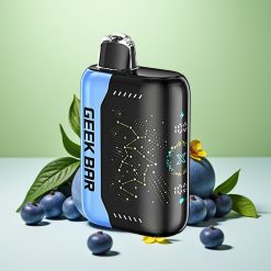 GEEK BAR Pulse X 25000 نفخة بدون نيكوتين بشاشة منحنية ثلاثية الأبعاد وشاحن USB Type-C