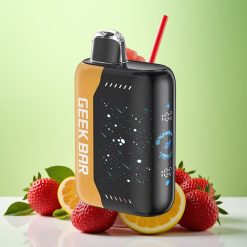 GEEK BAR Pulse X 25000 نفخة سلوش إديشن مع شاشة منحنية ثلاثية الأبعاد وشحن USB Type-C