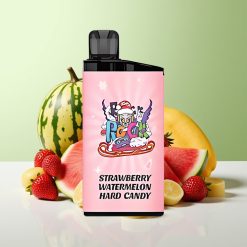 IGET Bar 3500 نفخة بنكهة فراولة وبطيخ حلوى صلبة - سعة بطارية 1400 مللي أمبير