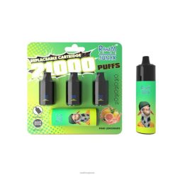 RandM Disposable Vape | عصير الليمون الوردي RandM Sunax 21000 جراب التحكم في تدفق الهواء، جهاز vape قابل للاستبدال، قطعة واحدة D06F8269