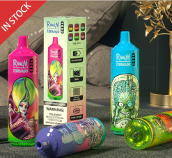 RandM Disposable Vape | عنب RandM Tornado 9000 جهاز vape pod 1 قطعة الإصدار 3 D06F8159