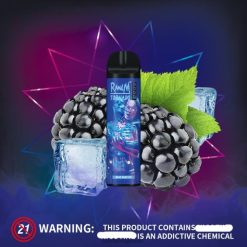 RandM Shop Vape | الجليد الأزرق RandM Tornado جهاز vape للتحكم في تدفق الهواء 8000 قطعة واحدة D06F8237