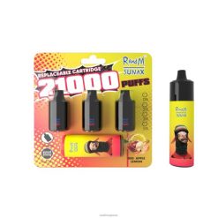 RandM Tornado UAE | التفاح الأحمر والليمون RandM Sunax 21000 جراب التحكم في تدفق الهواء، جهاز vape قابل للاستبدال، قطعة واحدة D06F8272