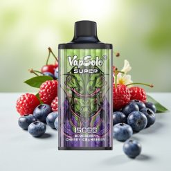 Vapsolo Super 15000 نفخة تبخير علبة توت بلوبيري كرز كرانبيري