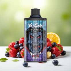 Vapsolo Super 15000 نفخة تبخير قابل للتخلص منه توت مشكل، سعة البطارية: 850 مللي أمبير