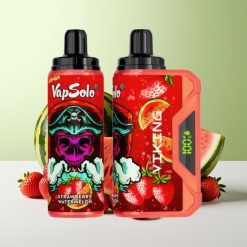 VapSolo VIKING 12000 نفخة فيب قابل للتصرف فراولة بطيخ بشاشة LED