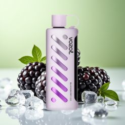VOZOL Gear Shisha 25000 Puffs تبغ سائل بنكهة التوت الأسود المثلج مع بطارية 1000mAh