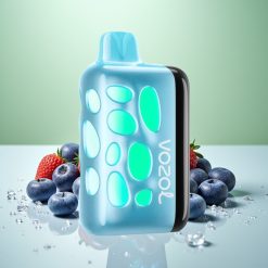 VOZOL RAVE 40000 جهاز تبخير لمرة واحدة توت أزرق مثلج مع شحن 80% في 20 دقيقة