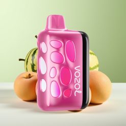 VOZOL RAVE 40000 فايب الفراولة البطيخ والخوخ مع شحن 80% في 20 دقيقة