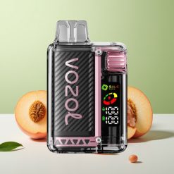 VOZOL Vista 20000 نفخة تبخير إلكتروني قابلة لإعادة الشحن بنكهة خوخ مثلج وشاشة OLED